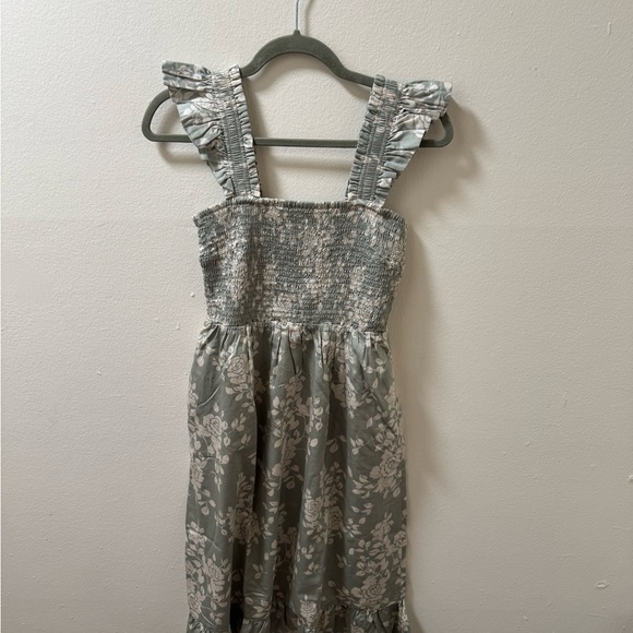 The Drop Dresses & Skirts - Floral Ruffle Strap Dress